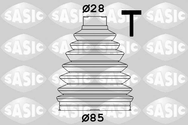 SASIC Faltenbalgsatz, Antriebswelle 1904040 1904040 Antriebswellenmanschette HONDA CIVIC SASIC kaufen