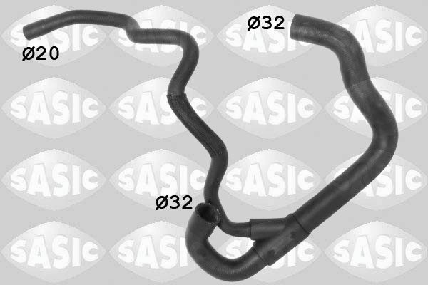 SASIC Radiator hose 3406253 Ford TRANSIT COURIER SASIC radiator hose 3406253
