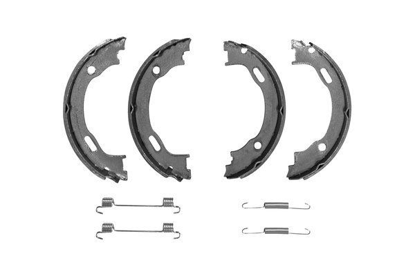 TRUCKTEC AUTOMOTIVE Piduriklotside komplekt, seisupidur 02.35.227 Piduriklotside seisupidur TRUCKTEC AUTOMOTIVE BMW 7. Seeria 02.35.227