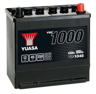 YUASA Startbatteri YBX1048 YUASA YBX1048 originale Bilbatteri 104 Hatchback hva koster
