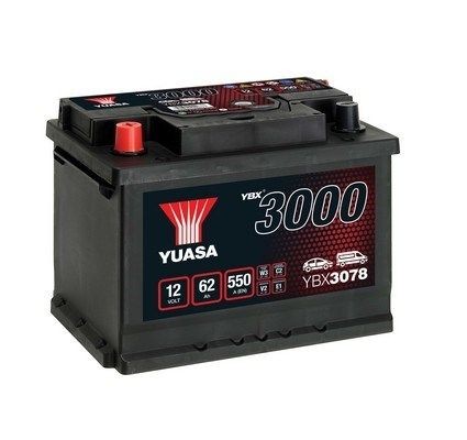Battery YUASA YBX3078 YUASA YBX3000 YBX3078 Lada NOVA 2002 Car battery price