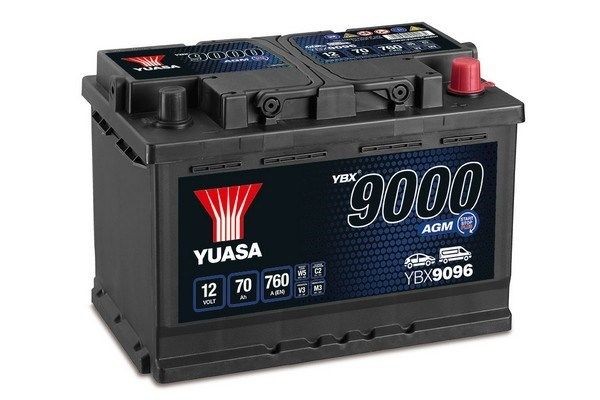 Μπαταρία εκκίνησης YUASA YBX9096 YUASA YBX9000 YBX9096 Μπαταρία AUDI A6 2008