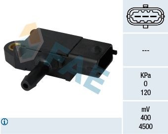 FAE Sensore, Pressione gas scarico 16108 16108 costo Sensore filtro antiparticolato FAE OPEL ZAFIRA