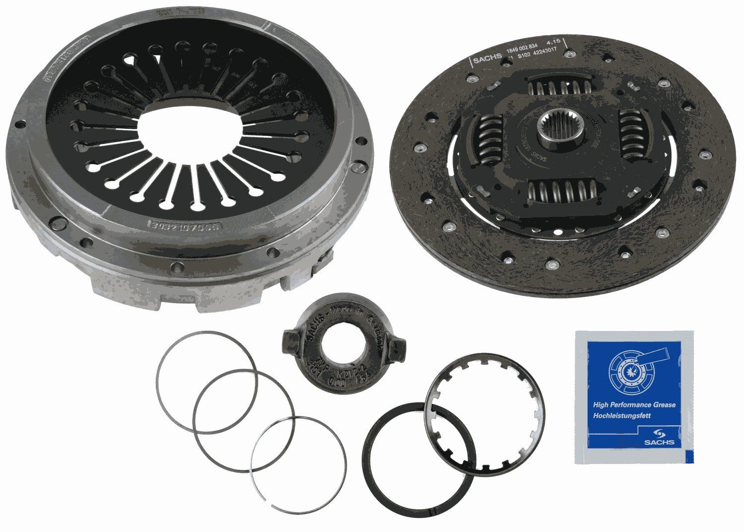 SACHS Spojková sada 3000 950 010 cena Spojková sada Porsche 987 3000 950 010 SACHS