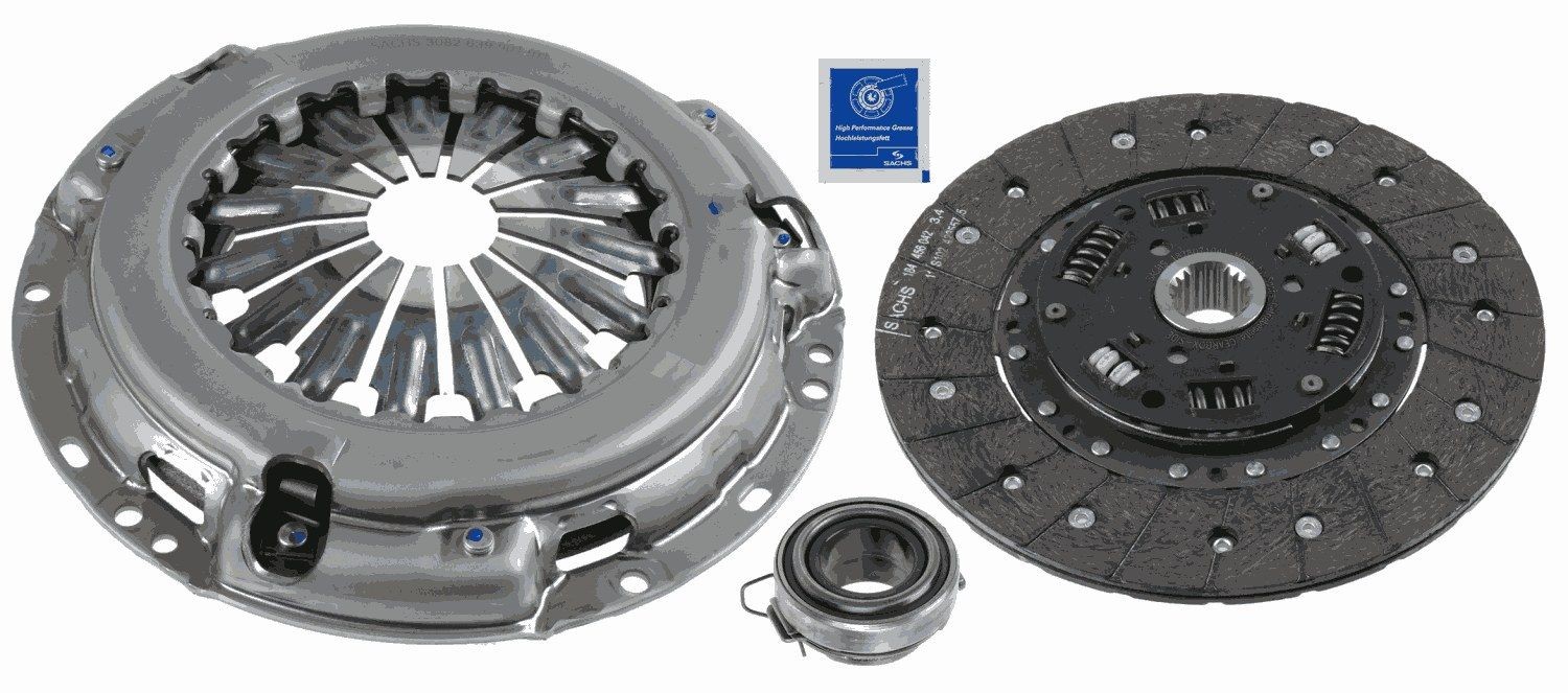 SACHS Clutchsett 3000 950 613 SACHS 3000 950 613 Clutchsett TOYOTA Hiace Van (XH10) 2.7 (RCH13, RCH23) 143 hk 2003