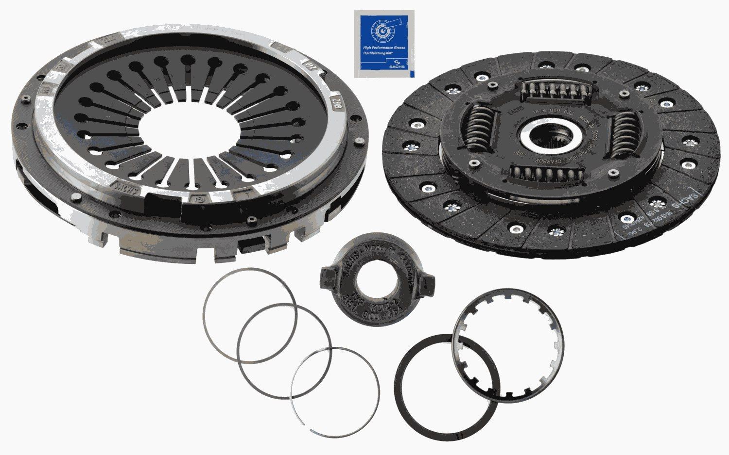 SACHS Koblingssæt 3000 951 016 SACHS 3000 951 016 Koblingssæt PORSCHE 928 Coupe 5.4 GTS 350 HK 1992