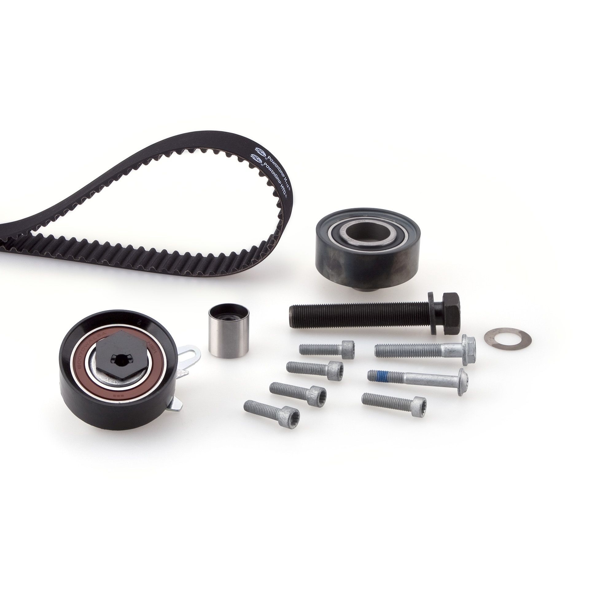 Timing belt kit GATES K015661XS GATES PowerGrip K015661XS 2008 VW CRAFTER cam belt replacement