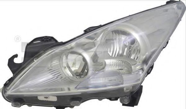 Koplamp TYC 20-14146-05-2 TYC 20-14146-05-2 Voorlichten PEUGEOT 5008 2010