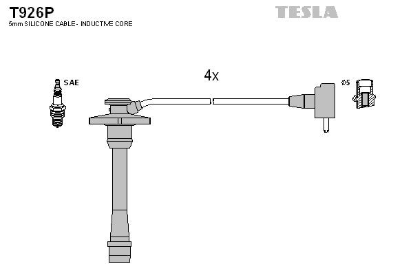 TESLA Sytytysjohtosarja T926P T926P TESLA Sytytysjohto Toyota 4 RUNNER hinta