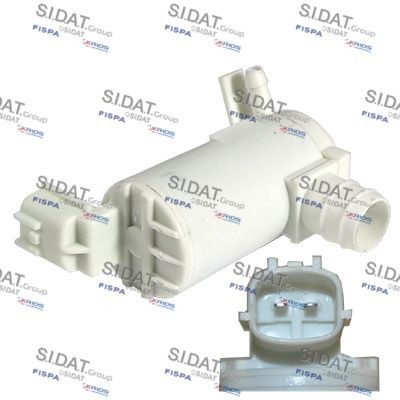 SIDAT Water Pump, window cleaning 5.5153 NISSAN PRIMASTAR SIDAT windscreen washer pump 55153