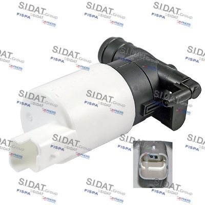 SIDAT Pompa acqua lavaggio, Pulizia cristalli 5.5127 5.5127 costo Pompa tergicristalli SKODA YETI SIDAT