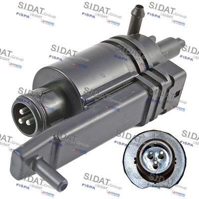 SIDAT Water Pump, window cleaning 5.5170 AUDI Q2 SIDAT windscreen washer pump 55170