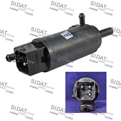 SIDAT Spolvätskepump, fönster 5.5185 5.5185 SIDAT vindrutespolarpump Volvo 340-360
