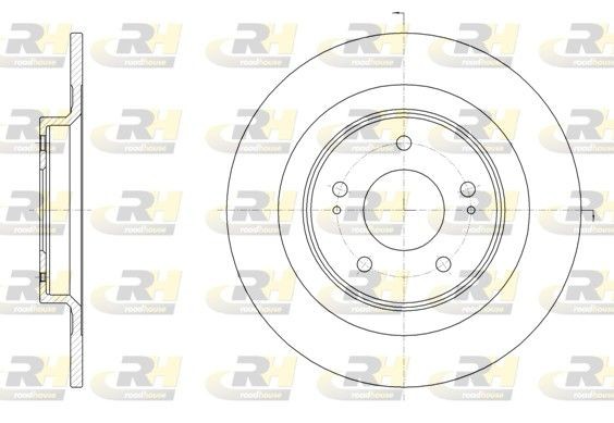 ROADHOUSE Bromsskiva 61528.00 61528.00 ROADHOUSE bromsskivor Citroen C1