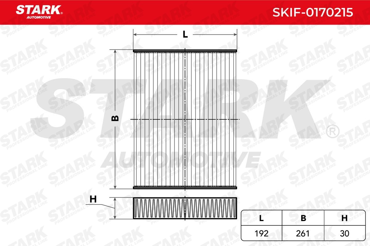 STARK Kupéfilter SKIF-0170215 NISSAN kupéfilter STARK SKIF-0170215