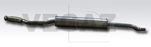 Silencieux arrière VEGAZ MOS-293 VEGAZ MOS-293 Silencieux arrière MINI CLUBMAN 2022