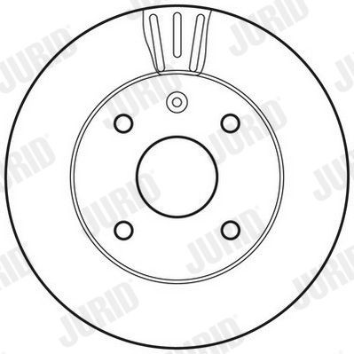 JURID Bremseskive 562662JC JURID 562662JC Sportsbremseskiver Lacetti J150 originale pris