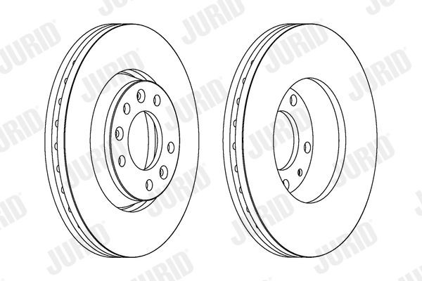 JURID Disque de frein 562839JC Disques JURID CX 562839JC pas cher
