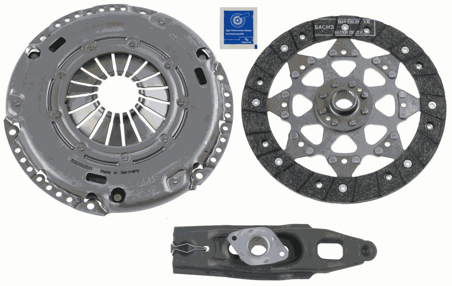 SACHS Koppelingsset 3000 951 042 Koppelingskit Mitsubishi K6_T, K7_T 3000 951 042 SACHS