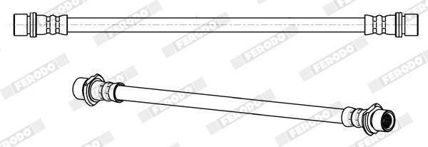 FERODO Bromsslang FHY2701 FHY2701 FERODO bromsslang Toyota PASEO