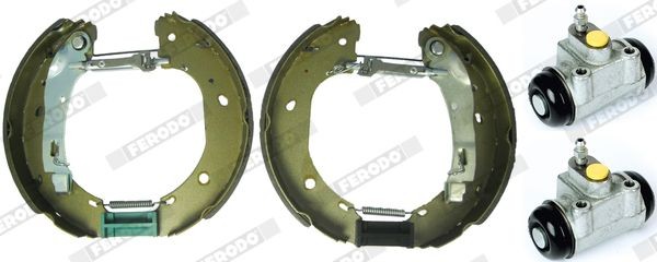 FERODO Remmenset, trommelrem FMK560 FERODO FMK560 Remmenset, trommelrem PEUGEOT Boxer Bus (244) 2.0 BiFuel 110 Pk 2004
