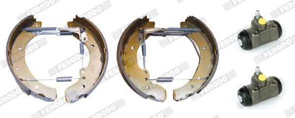 FERODO Brake Set, drum brakes FMK567 price Peugeot 280L Drum brakes set FMK567 FERODO