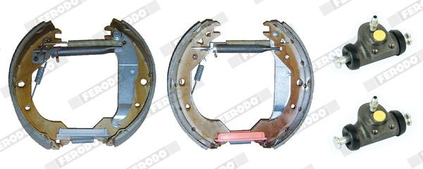 FERODO Σετ φρένων, ταμπουρόφρενα FMK568 FERODO FMK568 Φρένο τυμπάνου Kadett E Sedan (T85) τιμες