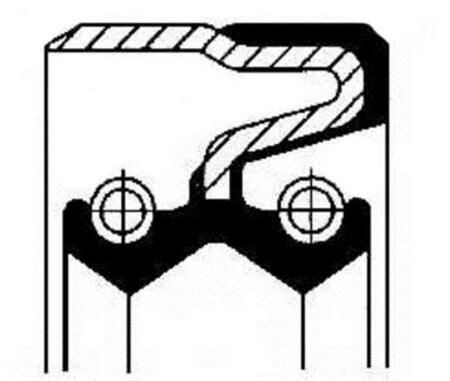 CORTECO Wellendichtring, Verteilergetriebe 01029919B CORTECO 01029919B Verteilergetriebe Einzelteile Ford Transit MK1 Bus Kosten