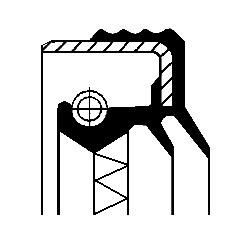 CORTECO Oljetätningsring, fördelarväxel 12016061B CORTECO 12016061B Komponenter fördelningslåda IVECO Daily V Skåpbil / Kombi