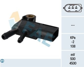 FAE Avgastrycksensor 16100 16100 FAE Avgastryckgivare Dacia