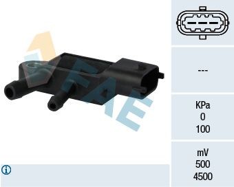FAE Sensor, udstødningstryk 16105 16105 Sensor udstødningstryk MERCEDES-BENZ CITAN FAE