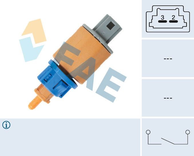 FAE Interruptor, comando da embraiagem (regulador da velocidade) 24889 FAE Interruptor comando da embraiagem PORSCHE 24889
