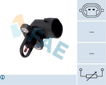 Andur, välistemperatuur FAE 33506 FAE 33506 Andur välistemperatuur PEUGEOT 607 2005