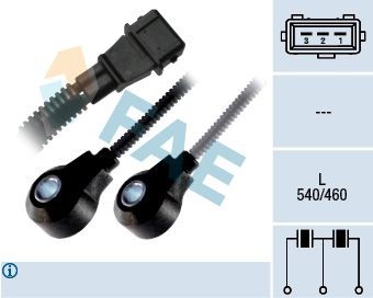 FAE Knock Sensor 60209 FAE 60209 Volvo XC90 II engine knock sensor replacement