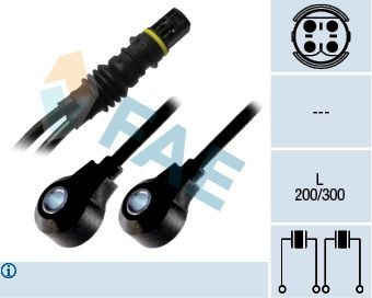 FAE Klopsensor 60213 Alfa Romeo 164 Klopsensor FAE 60213