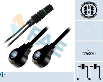 FAE Bankesensor 60222 FAE 60222 BMW E38 Bankeføler originale pris