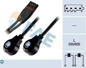 FAE Αισθητήρας κρούσης 60223 60223 Αισθητήρα κρούσης BMW Σειρά 2 FAE