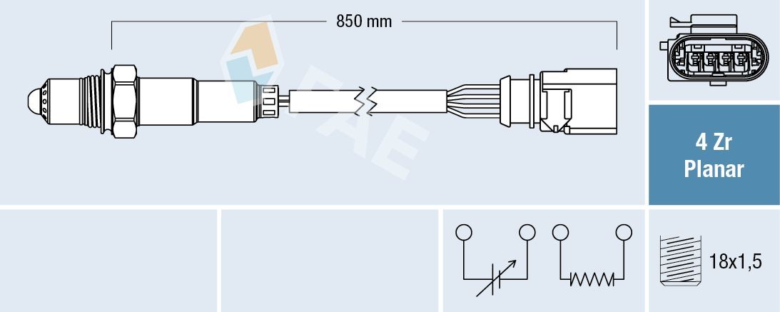 FAE Lambdasonde 77403 77403 FAE Oxygen Sensor JEEP Kosten