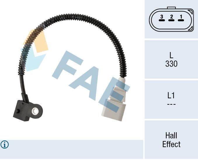 FAE Nokkenassensor 79331 Volkswagen CADDY Nokkenas-sensor FAE 79331