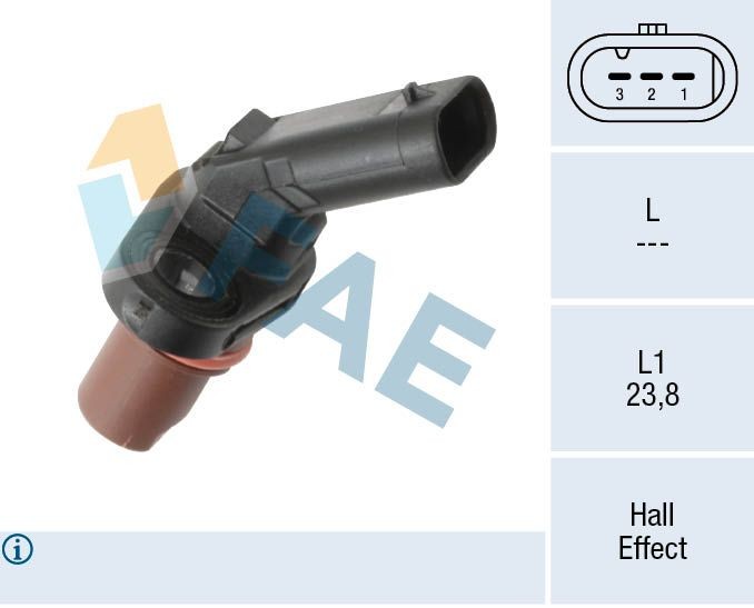 FAE Toerentalsensor, automatische aandrijving 79343 Volkswagen BORA Versnellingsbak sensor FAE 79343