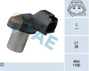 FAE Varvtalssensor, motorhantering 79353 FAE 79353 Kamaxelgivare Lexus IS XE10 original