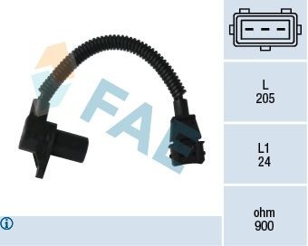 FAE Generatore di impulsi, Albero a gomiti 79355 79355 costo Sensore giri motore FAE KIA CARENS