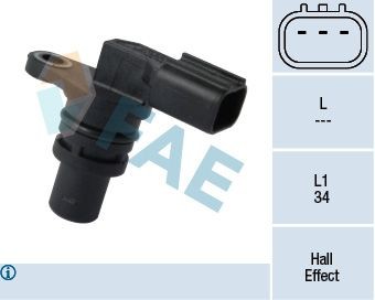 Devējs, Sadales vārpstas stāvoklis FAE 79373 FAE 79373: Sadales vārpstas pozīcijas sensors Mazda 5 2019