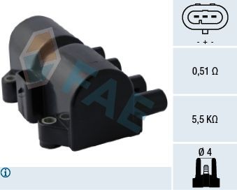 FAE Zapaľovacia cievka 80317 FAE 80317 Indukčná cievka Chevrolet Aveo T200 lacné