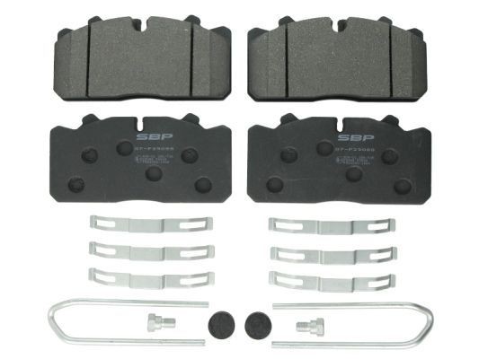 SBP Piduriklotsid 07-P29088 SBP 07-P29088 Pidurikattekomplekt, ketaspidur Renault 25 originaal