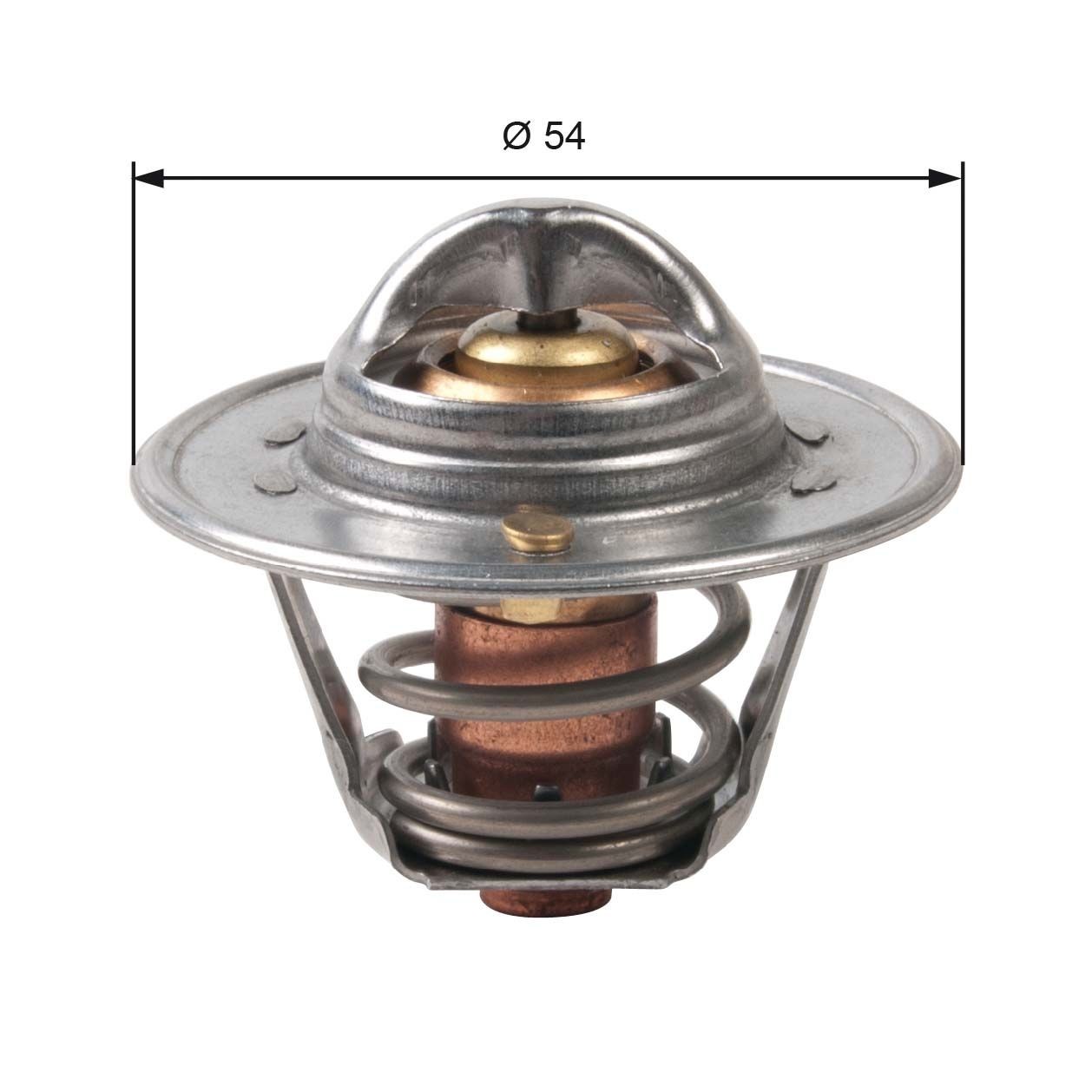 GATES Thermostaat, koelvloeistof TH45790G1 Koelwaterthermostaat Jeep WH, WK TH45790G1 GATES