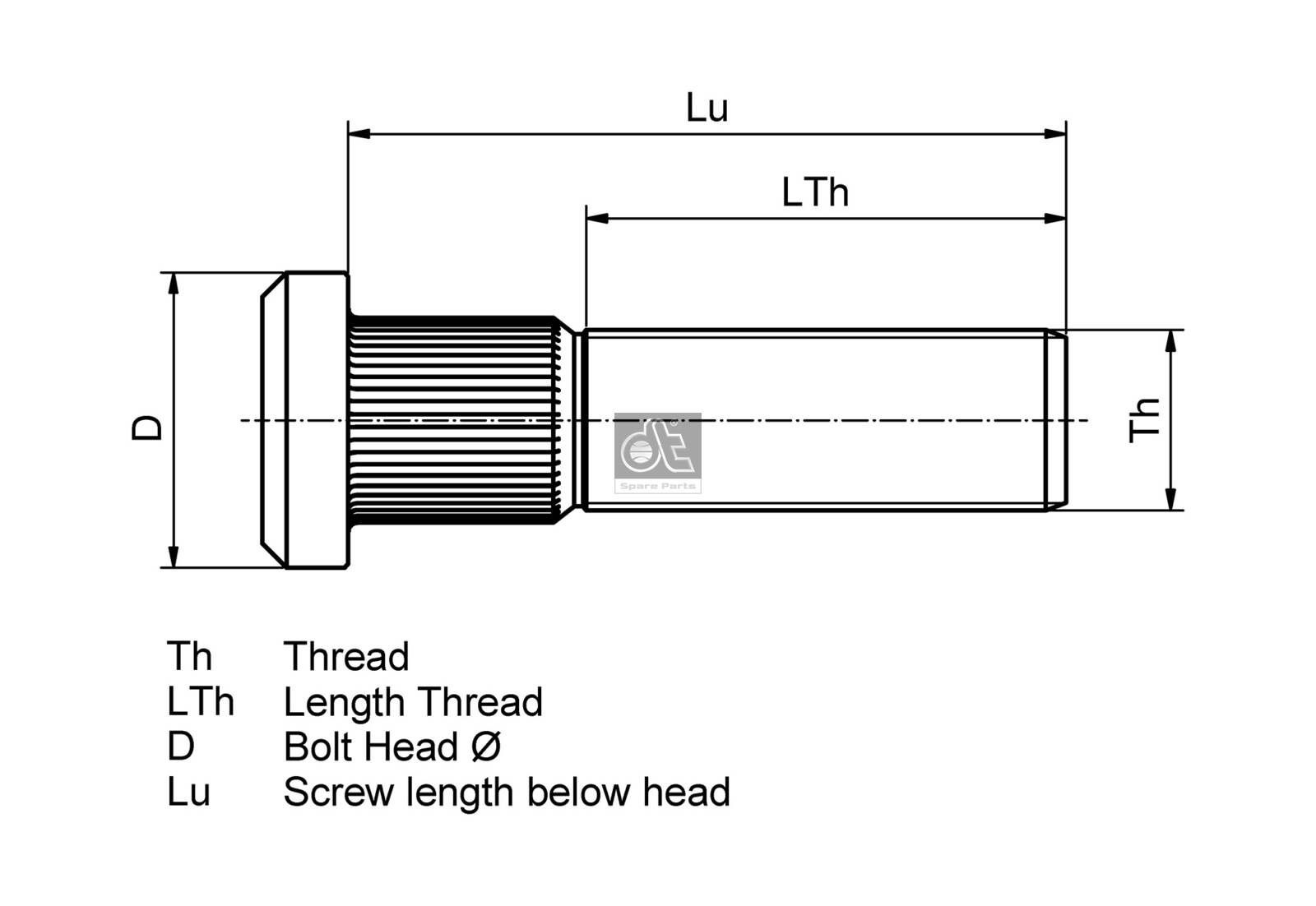DT Spare Parts Radbolzen 7.32113 DT Spare Parts 7.32113 Radbolzen & Radmuttern Iveco Daily 3 Kosten