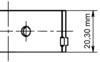 KOLBENSCHMIDT Kit de coussinets de bielle 77268610 Coussinet de bielle KOLBENSCHMIDT EPICA 77268610 pas cher