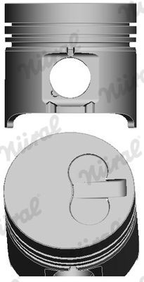 Pistone motore NÜRAL 87-104008-00 NÜRAL 87-104008-00 Pistone CITROËN XSARA 2014