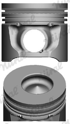 Piston NÜRAL 87-107007-10 NÜRAL 87-107007-10 Piston FORD TRANSIT CONNECT 2004